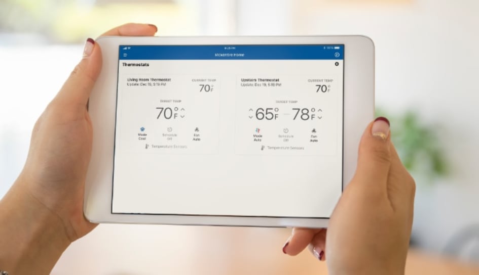 Thermostat control in Lansing